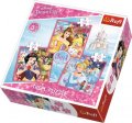 neuveden: Trefl Puzzle Disney Princess - Kouzelný svět 3v1