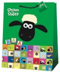neuveden: Ovečka Shaun - dárková taška/jumbo 7 (zelená)