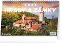 neuveden: Kalendář 2026 stolní: Hrady a zámky, 23,1 x 14,5 cm