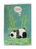 neuveden: Blok glitrový Panda - Bloky a bločky