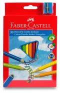 neuveden: Faber - Castell Pastelky trojhranné Junior - středně silné 30 ks