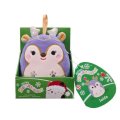 neuveden: Squishmallows Vánoční ozdoba Sob s třpytivými parohy Jaida 10 cm