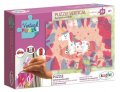 neuveden: Vertikální okenní puzzle - Jednorožec 48 dílků