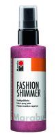 neuveden: Marabu Fashion Shimmer na tmavý textil třpytivý - růžový 100 ml