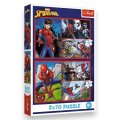 neuveden: Puzzle Marvel Spiderman: Pavoučí příbehy 2x70 dílků