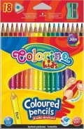 neuveden: Colorino Pastelky trojhranné s ořezávátkem 18 barev