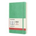 neuveden: Moleskine Diář 2022 zelený L, denní, měkký