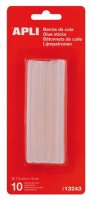 neuveden: APLI tavné tyčinky O 7,5 mm x 10 cm - transparentní 10 ks