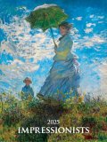 neuveden: Kalendář 2025 Impressionists, nástěnný, 42 x 56 cm