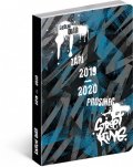 neuveden: Školní diář Street - září 2019 – prosinec 2020, 9,8 x 14,5 cm