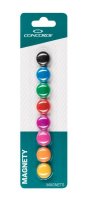 neuveden: Concorde Magnety barevné 20 mm, 8 ks