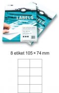 neuveden: Etikety EUROLABELS - 8 etiket na A4 (100 ks), 140g
