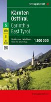neuveden: Korutany - Východní Tyrolsko 1:200 000 / automapa + rekreační mapa
