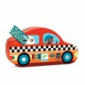 neuveden: DJECO Puzzle Závodní auto - 16 pcs