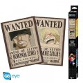 neuveden: One Piece Set plakátů - Wanted Zoro  Sanji 2 ks