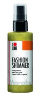 neuveden: Marabu Fashion Shimmer na tmavý textil třpytivý - citronově žlutý 100 ml