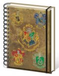 neuveden: Blok A5 kroužkový - Harry Potter, linkovaný