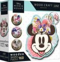 neuveden: Puzzle Wood Craft Origin Stylová Minnie 160 dílků