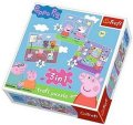 neuveden: Trefl Puzzle Peppa Pig - Zábava ve škole 3v1 (20,36,50 dílků)