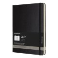 neuveden: Moleskine Vertikální PRO diář 2022 černý A4, tvrdý