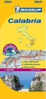 neuveden: Calabria Map - 1:200 000 (364 Michelin)