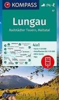 neuveden: Lungau, Radstädter Tauern, Maltatal 1:40 000 / turistická mapa KOMPASS 67