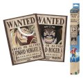 -: One Piece Set plakátů Wanted Roger  Whitebeard 52 x 38 cm (2 ks)