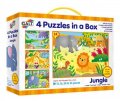 neuveden: Džungle - 4 puzzle v krabici