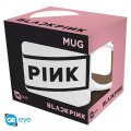 neuveden: Black Pink Keramický hrnek 320 ml - Logo