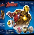 neuveden: Puzzle Wood Craft Origin Odvážný Iron Man 160 dílků