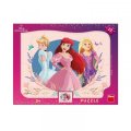 neuveden: Puzzle deskové Princezny 12 dílků