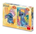 -: Puzzle Zamilovaný Stitch 24+48 dílků