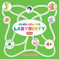 neuveden: Jednoduché labyrinty - zelený sešit / zošit + samolepka
