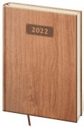 neuveden: Diář 2022 Wood - Světle hnědý, týdenní, A5