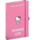 : Notes Hello Kitty, linkovaný, 13 x 21 cm