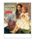 neuveden: Kalendář nástěnný 2025 - Alfons Mucha