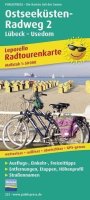 neuveden: Baltské pobřeží 2, Cyklotrasa Lübeck-Usedom 1:50 000 / cyklistická mapa