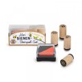 neuveden: Sada dřevěných mini razítek - Včelka