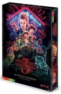 neuveden: Blok A5 premium Stranger Things VHS