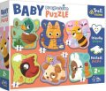 neuveden: Trefl Puzzle Baby Zvířátka 6v1 (2-6 dílků)