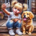 neuveden: Diamantový obrázek - Selfie 30x40 cm