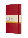 neuveden: Zápisník Moleskine - měkké desky, L, linkovaný - červený