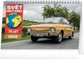 neuveden: Kalendář 2022 stolní: Svět motorů, 23,1 × 14,5 cm