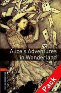 Carroll Lewis: Oxford Bookworms Library 2 Alice´s Adventures in Wonderland with Audio Mp3