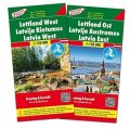 neuveden: AK 8103 Lotyšsko 1:150 000 / sada 2 map