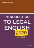 Chromá Marta: Introduction to Legal English Volume I.