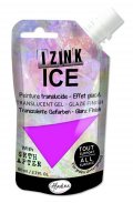 neuveden: Průsvitná gelová barva IZINK Ice - tmavě růžová 80 ml