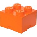 neuveden: Úložný box LEGO 4 - oranžový
