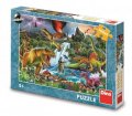 neuveden: Puzzle Boj dinosaurů 100 XL dílků