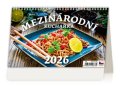 neuveden: Kalendář stolní 2026 - Mezinárodní kuchařka